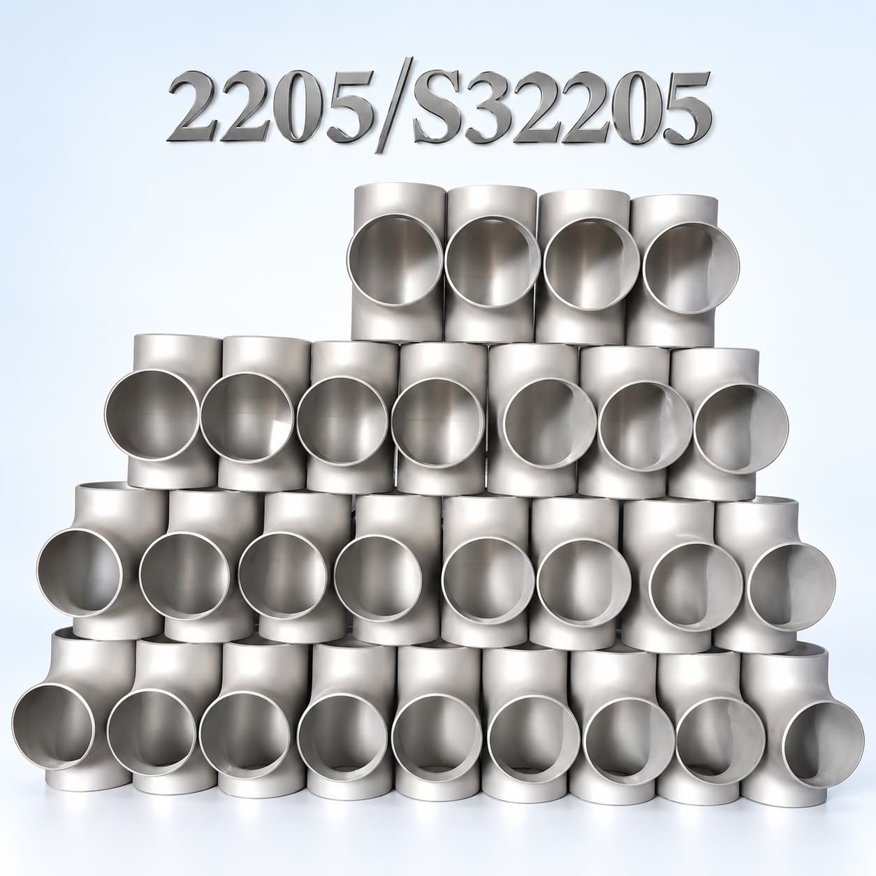 2205 Duplex Stainless Steel Tees