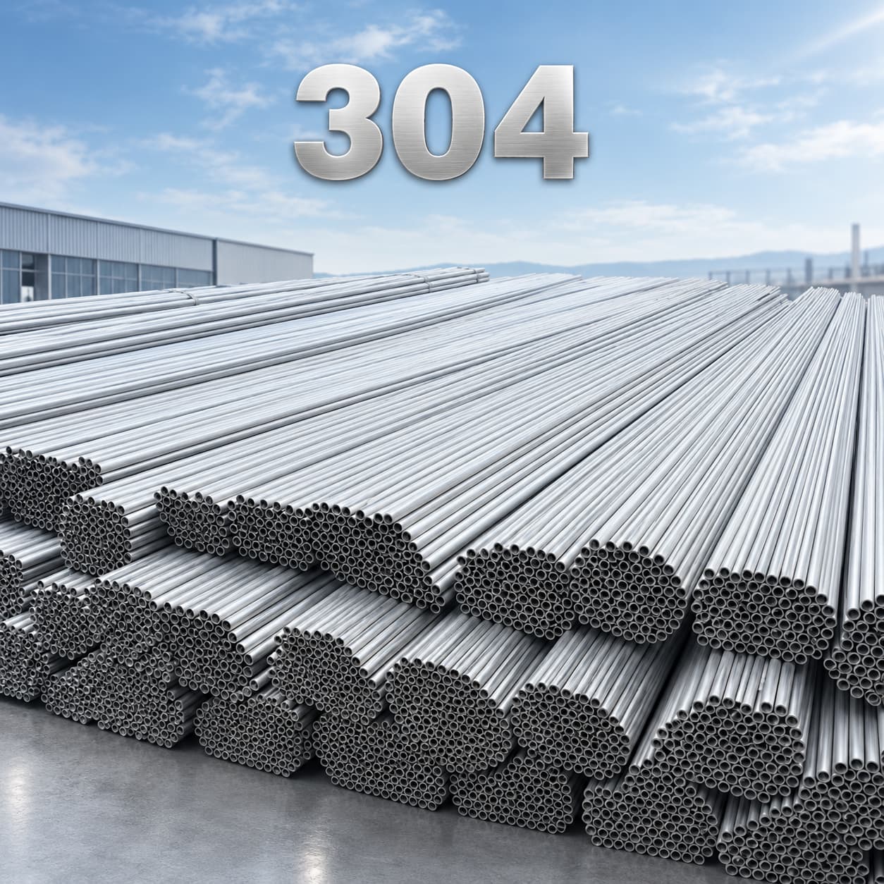 304 Stainless Steel Round Pipe