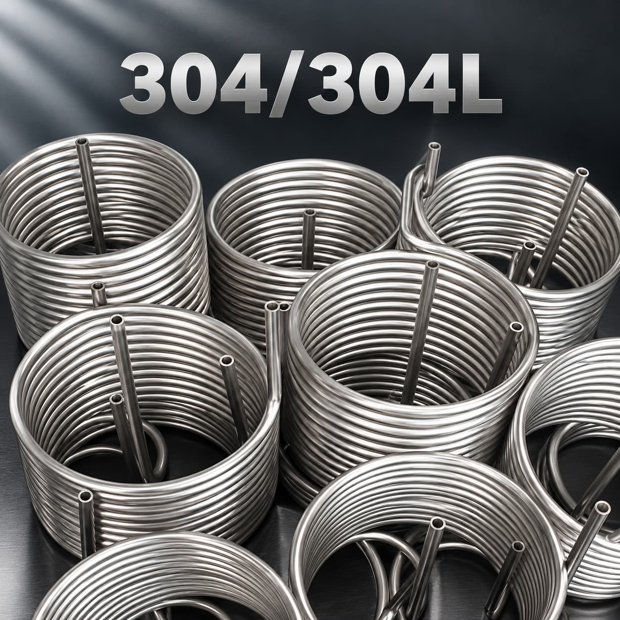304/304L Coiled Stainless Steel Tubing