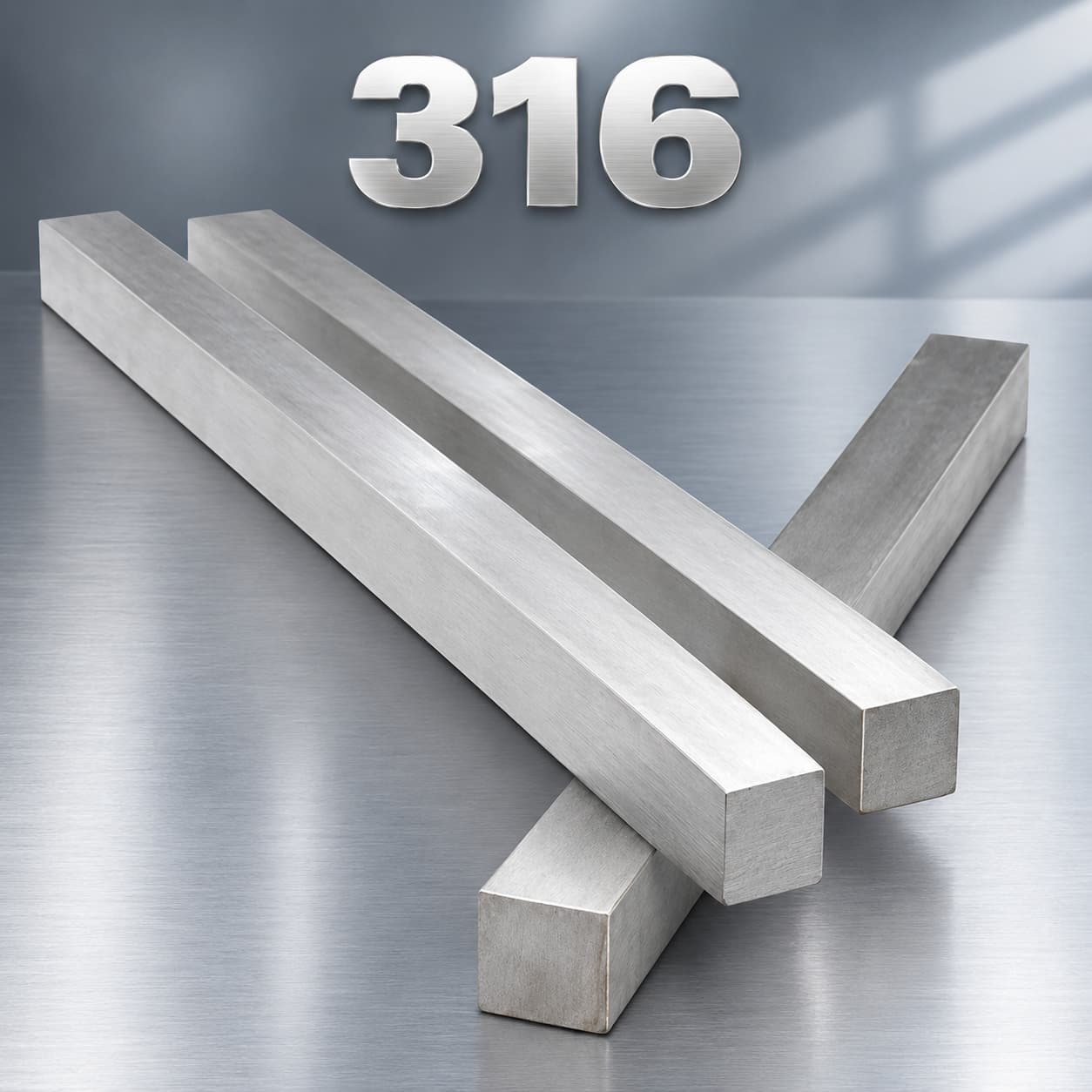 316 Stainless Steel Square Bar