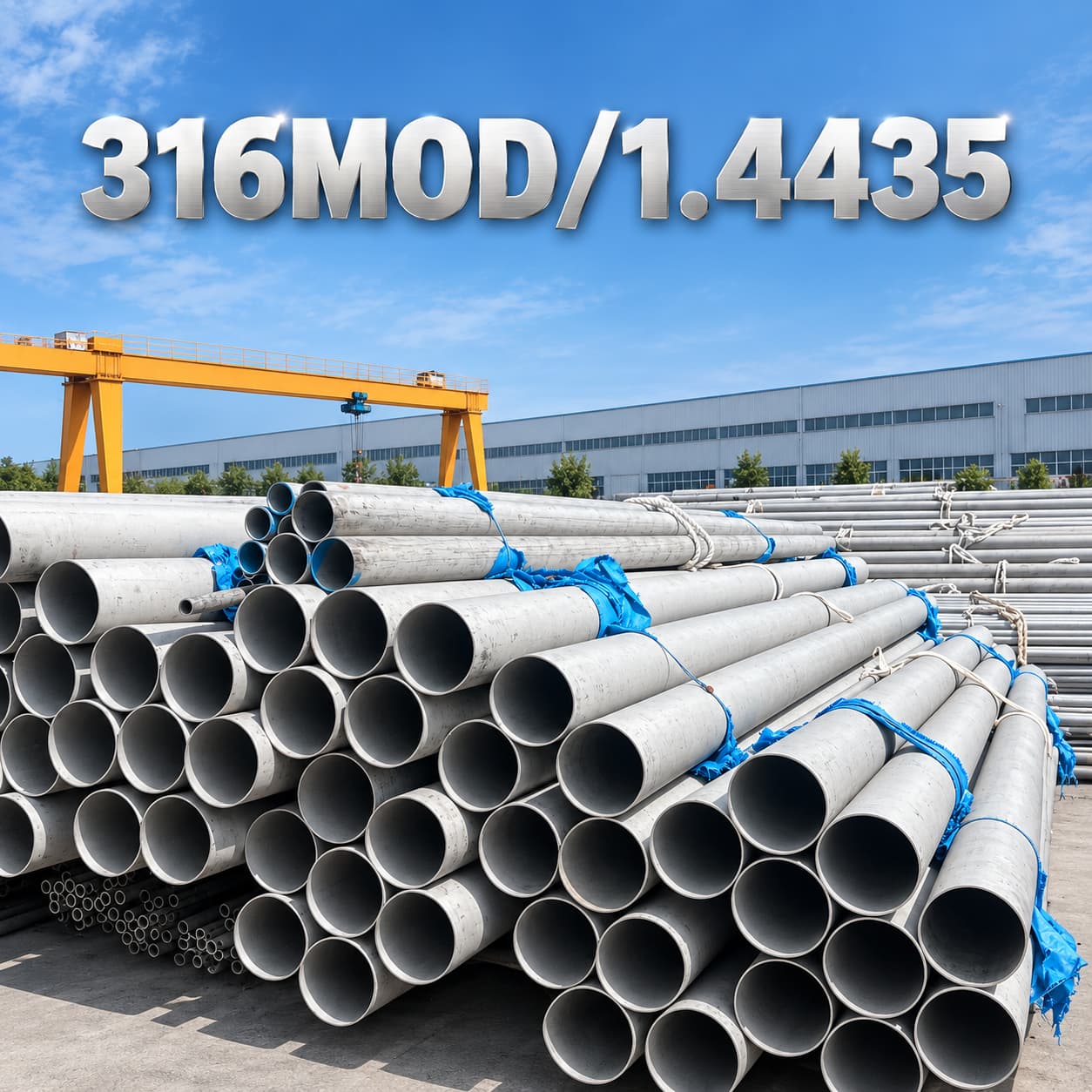 316Mod Stainless Steel Round Pipe
