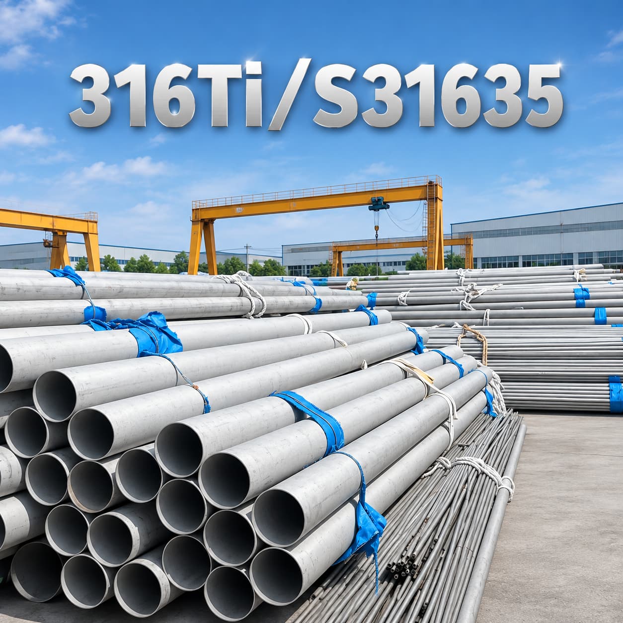 316Ti Stainless Steel Round Pipe