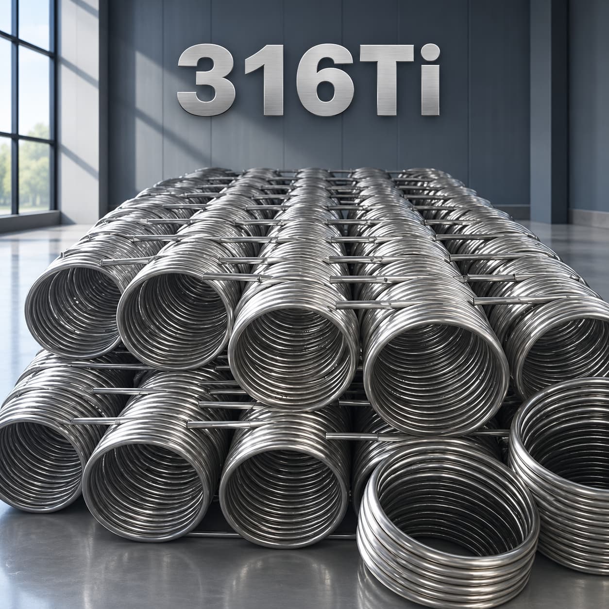 316Ti Coiled Stainless Steel Tubing