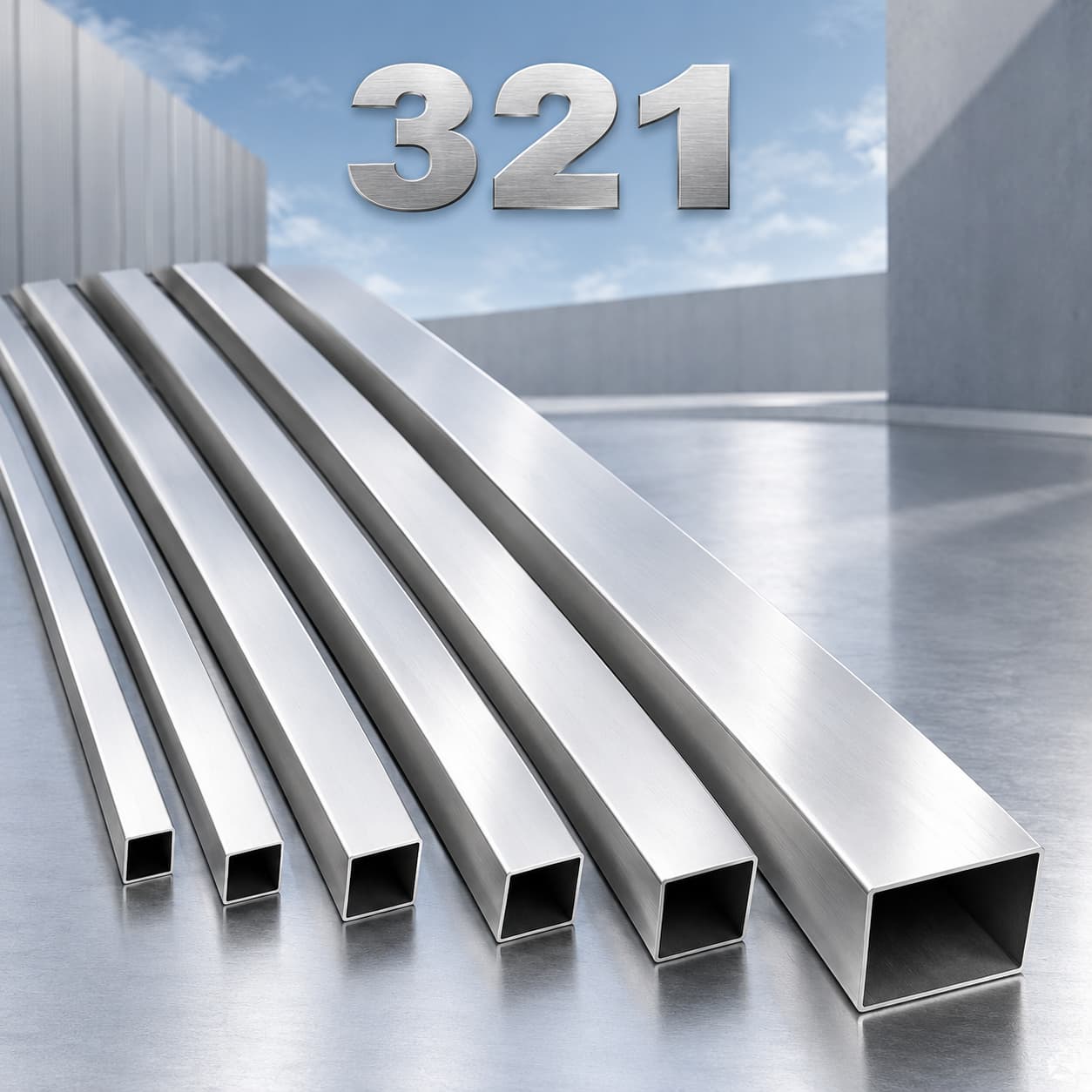 321 Stainless Steel Square Tube