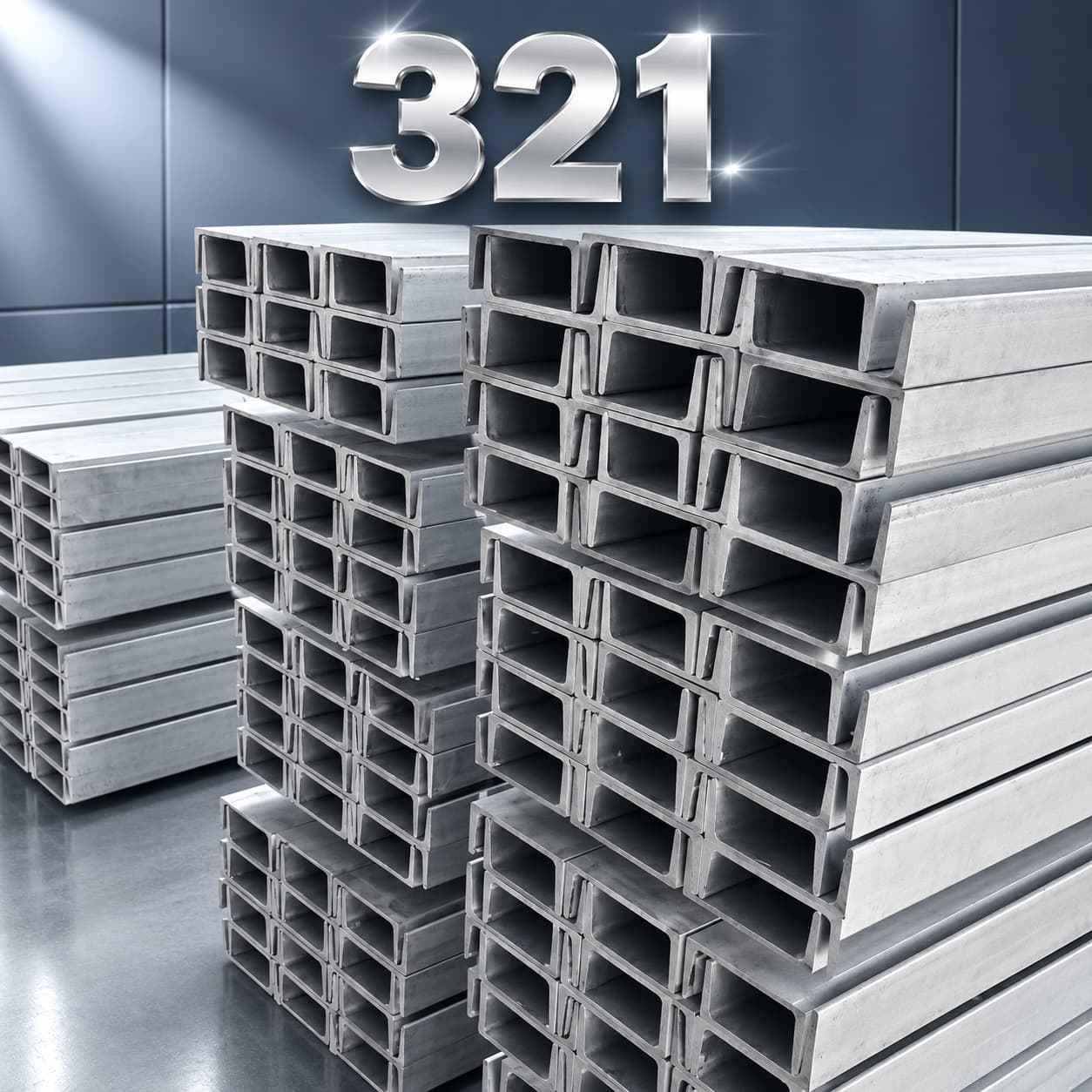 321 Stainless Steel Channel