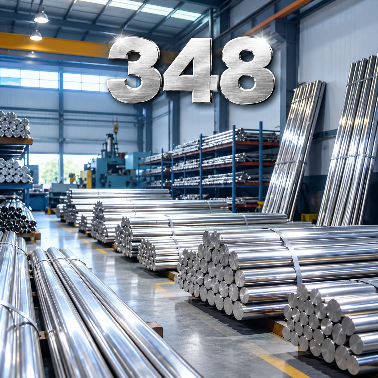348 Stainless Steel Round Bar