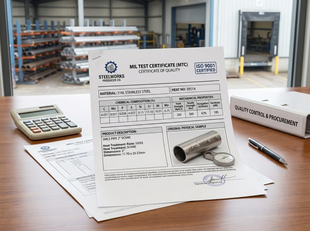 Understanding Mill Test Reports (MTR / MTC) for Industrial Metal Procurement